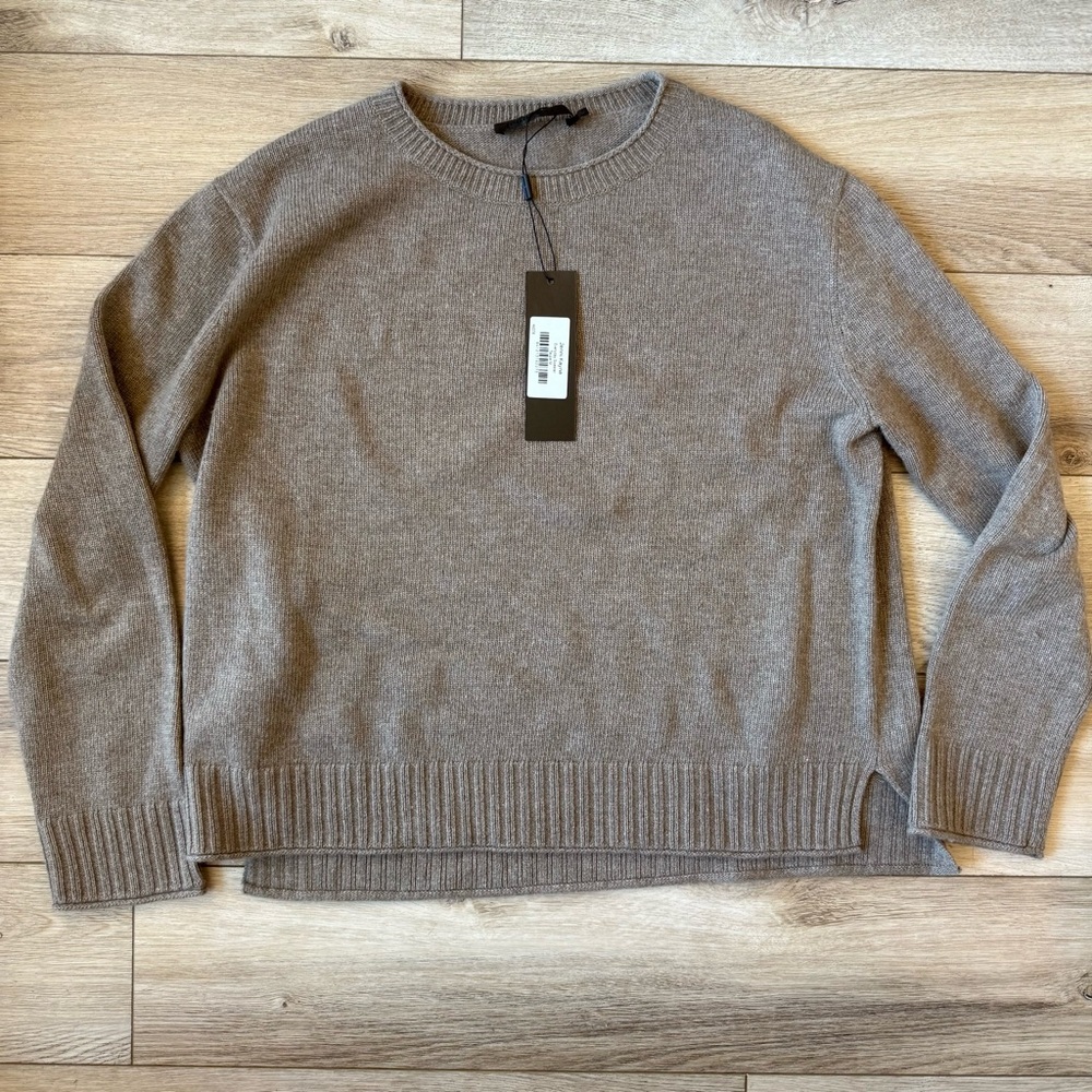 NWT Jenni Kayne Everyday Crewneck Sweater in Taupe